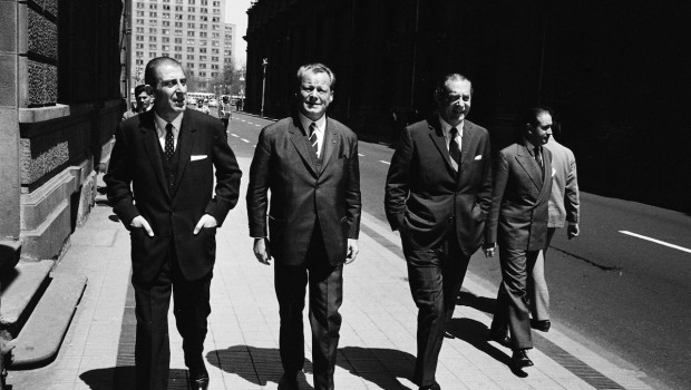 Besuch Außenminister Brandt in Chile 1968 (c) Bundesarchiv